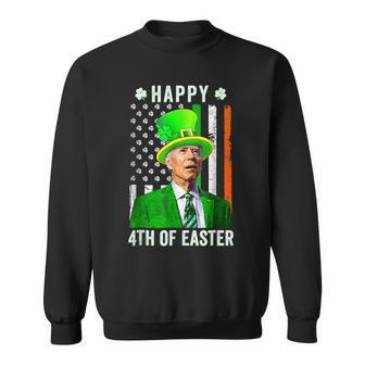 Happy 4Th Of Easter Joe Biden St Patricks Day Leprechaun Hat V2 Sweatshirt - Seseable