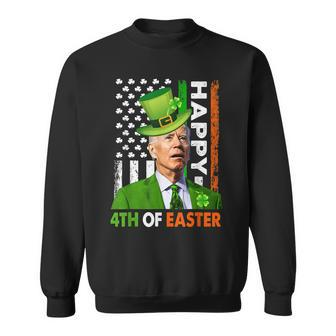 Happy 4Th Of Easter Joe Biden St Patricks Day Leprechaun Hat V2 Sweatshirt | Mazezy
