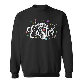 Happy Easter Bunny Rabbit Egg Funny Easter Day Costume Sweatshirt - Seseable