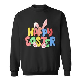 Happy Easter Easter Bunny Ears Easter Egg Hunt Matching Sweatshirt | Mazezy