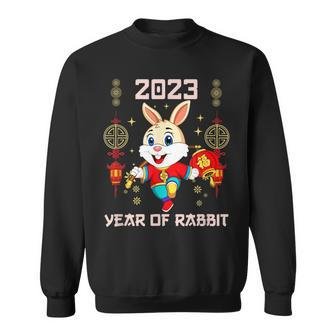 Happy New Year 2023 Year Of The Rabbit Eve Party Supplies Men Women Sweatshirt Graphic Print Unisex - Seseable