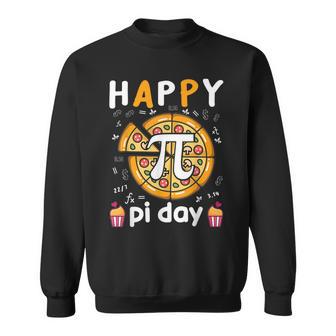 Happy Pi Day Pie Day Pizza - Mathematics Pi Symbol Sweatshirt | Mazezy