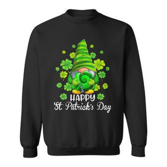 Happy St Patricks Day Gnome Tie Dye Shamrock Sweatshirt | Seseable UK