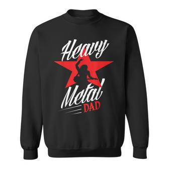 Heavy Metal Dad Rock Music Musician Heavy Metal Sweatshirt | Mazezy CA