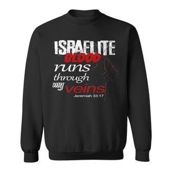 Hebrew Israelite Runs Through My Veins Judah Torah Sweatshirt - Seseable
