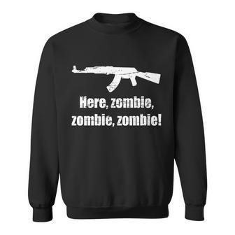 Here Zombie Zombie Zombie Sweatshirt - Monsterry