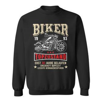 Herren 1993 V2 Motorrad Sweatshirt zum 30. Geburtstag, Biker Humor - Seseable