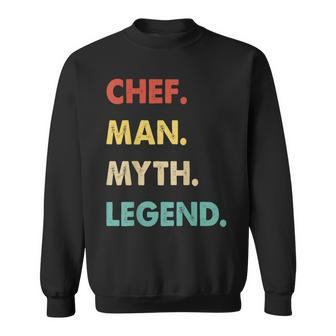 Herren Chef Mann Mythos Legende Sweatshirt - Seseable