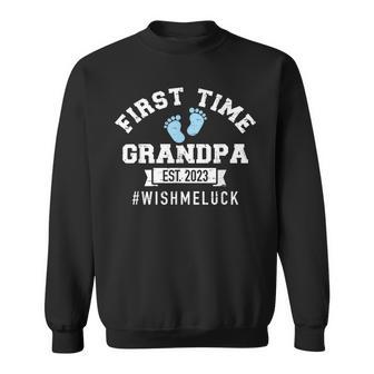 Herren Erster Opa 2023 Wünschen Mir Glück Sweatshirt - Seseable