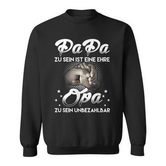 Herren Herren Ich Habe Zwei Titel Papa Und Opa Geschenk Sweatshirt - Seseable