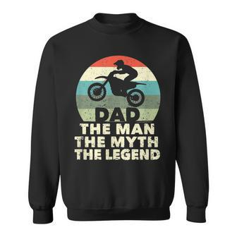 Herren Motocross MX Rider Dad Sweatshirt - Mann, Mythos, Legende - Seseable