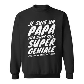 Herren Papa Mädchen Geschenk Für Papa Geburtstag Herren Humor Sweatshirt - Seseable