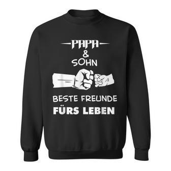 Herren Papa Vater Und Sohn Hände Geschenk Vatertag Geburtstag Sweatshirt - Seseable