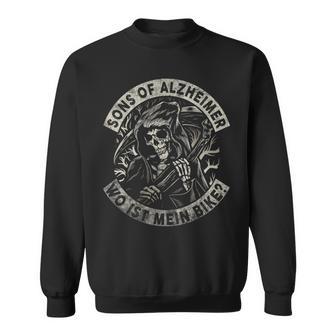 Herren Sweatshirt Motorrad Opa, Lustiger Spruch für Rentner Biker - Seseable