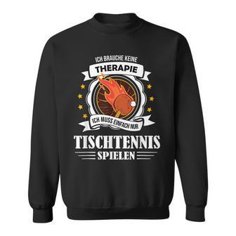 Herren Tischtennis Pingpong Opa Papa Grossvater Sweatshirt - Seseable