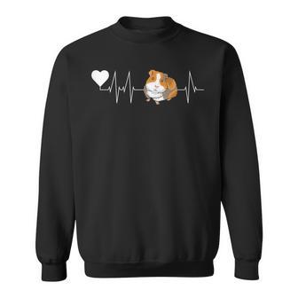 Herzschlag Meerschweinchen Mama Sweatshirt - Seseable