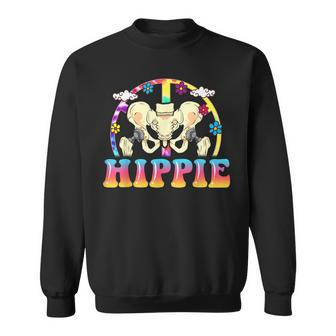 Hippie Hip Replacement Joint Surgery Funny Recovery Fun Gift Sweatshirt - Seseable