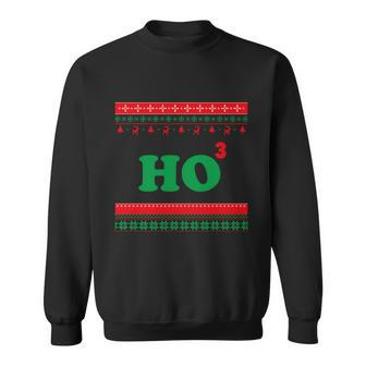 Ho Ho Ho Maths Chistmas Ugly Christmas Sweater Gift Sweatshirt - Monsterry