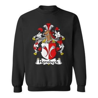 Hornbeck Coat Of Arms Family Crest Sweatshirt - Seseable