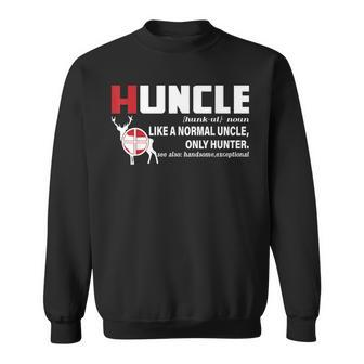 Hunting Uncle Definition Huncle Uncle Hunting Lover Sweatshirt | Mazezy
