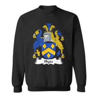 Hyde Coat Of Arms Family Crest Sweatshirt - Seseable