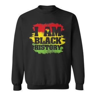 I Am Black Every Month Black History Month African Pride V2 Men Women Sweatshirt Graphic Print Unisex - Seseable