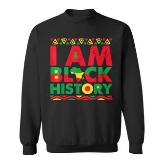 I Am Black History African American Black Pride V4 Sweatshirt - Seseable