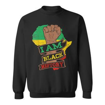 I Am Black History African American Black Pride V7 Sweatshirt - Seseable