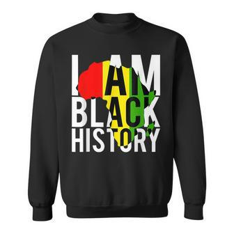 I Am Black History Month African American Pride Celebration V17 Sweatshirt - Seseable