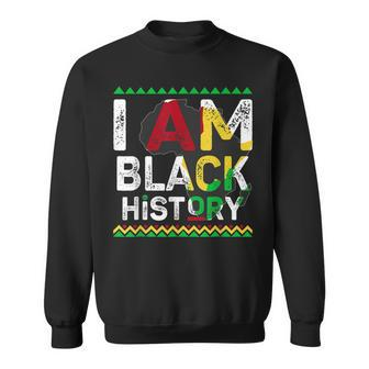 I Am Black History Month African American Pride Celebration V27 Sweatshirt - Seseable