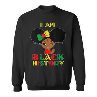 I Am The Strong African Queen Girl Pretty Black And Educated Sweatshirt - Seseable
