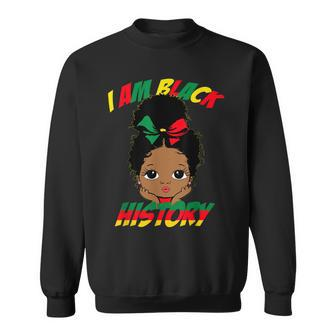 I Am The Strong African Queen Girls - Black History Month Sweatshirt - Seseable
