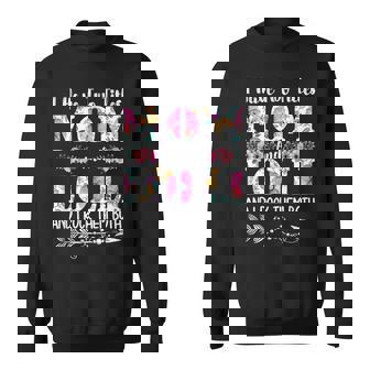I Have Two Titles Mom And Lolli Floral Mothers Day Sweatshirt - Seseable