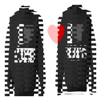 I Heart Love Yurts Tent Camping Outdoors Woods Forrest Sweatshirt | Mazezy