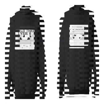 I Love The 80S Cassette Player 80S Music Mixtape Men Women Sweatshirt Graphic Print Unisex - Thegiftio