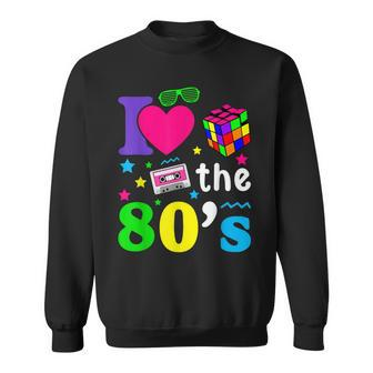 I Love The 80S Funny Halloween This Is My 80S Costume Party Sweatshirt - Seseable