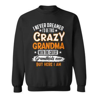 I Never Dreamed Id Be This Crazy Grandma With The Cutest Sweatshirt - Thegiftio UK