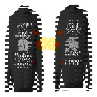 I Teach The Cutest Pumpkins In The Patch Halloween Teacher V6 Men Women Sweatshirt Graphic Print Unisex - Thegiftio