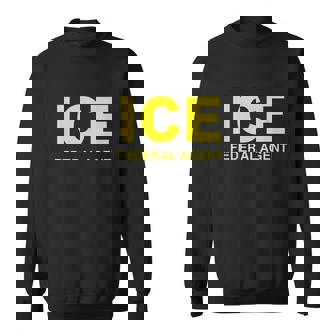 Ice Halloween Costume Federal Agent Police Immigration Men Women Sweatshirt Graphic Print Unisex - Thegiftio