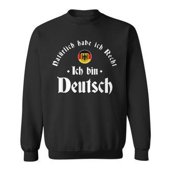 Ich Bin Deutsch - Funny Germany Roots German Heritage Sweatshirt | Mazezy