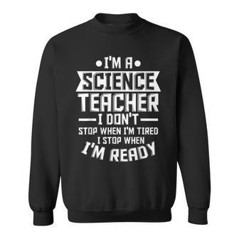 Ich Bin Ein Lehrer Für Wissenschaft Lehre Sweatshirt - Seseable