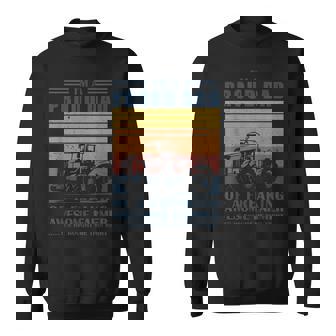 Im A Proud Dad Of A Freaking Awesome Farmer Cute Meme Sweatshirt - Thegiftio