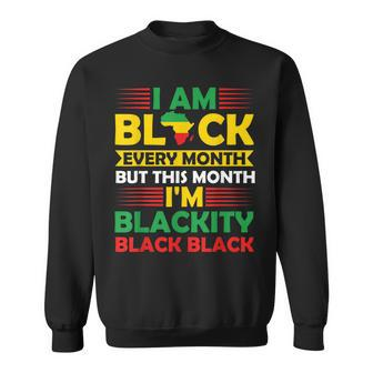 Im Black Black History Month African Bhm Pride Sweatshirt - Seseable