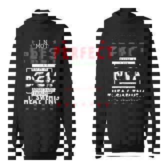 Im Not Perfect But Im A Boccia And Thats Almost The Same Thing Personalized Last Name Sweatshirt - Seseable
