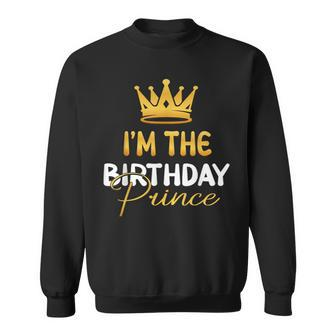 Im The Birthday Prince Bday Party Idea For Him Sweatshirt | Mazezy