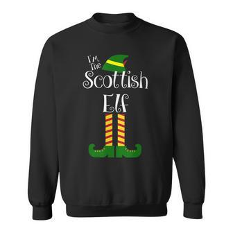 Im The Scottish Elf Christmas Matching Family Group Men Women Sweatshirt Graphic Print Unisex - Seseable