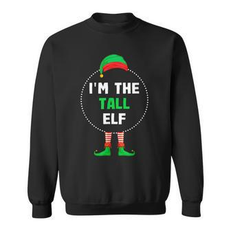Im The Tall Elf Christmas Men Women Sweatshirt Graphic Print Unisex - Seseable