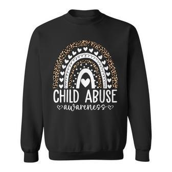 In April We Wear Blue Cool Child Abuse Prevention Awareness  Sweatshirt