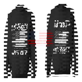 In God We Trust American Flag New Letters Men Women Sweatshirt Graphic Print Unisex - Thegiftio UK