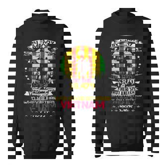In Memory Of Vietnam Veteran Proud Veteran Day Memorial Sweatshirt - Seseable